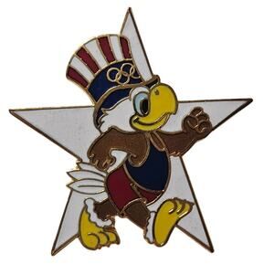 1984 Las Angeles Olympic Game Pin Eagle
